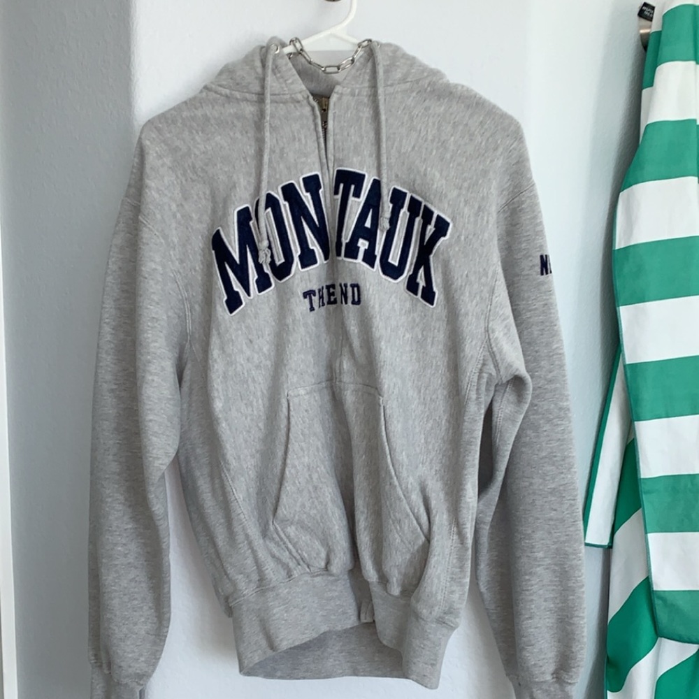 Montauk (the end) hoodie from Montauk, NY.